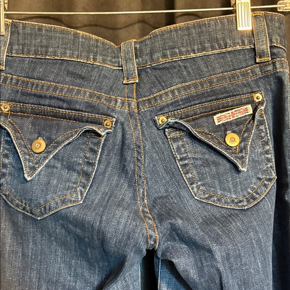 Low rise Hudson Wide Leg Y2K vintage jeans - back flap pockets! - Picture 3 of 6